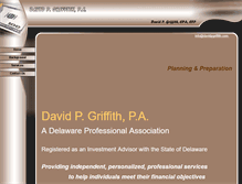 Tablet Screenshot of davidpgriffith.com